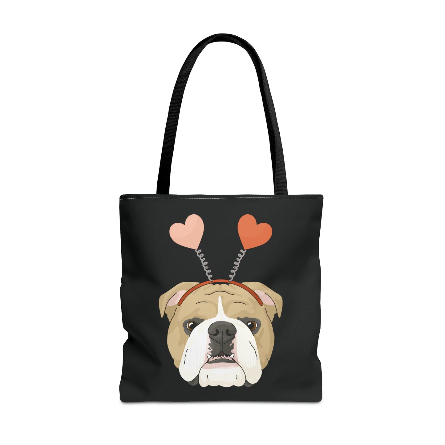 A Very Bulldog Valentine | Tote Bag - Detezi Designs-29702965667959426624