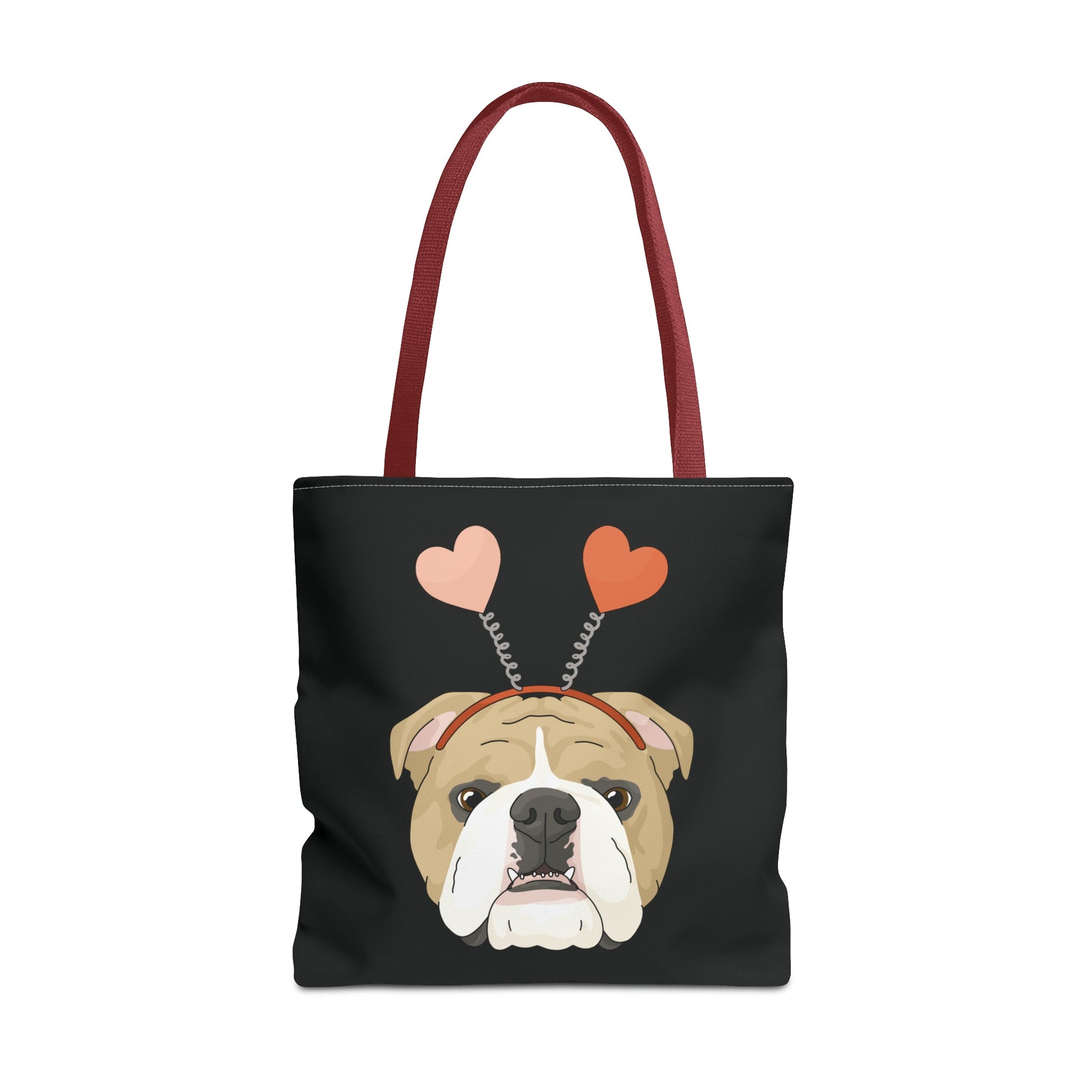 A Very Bulldog Valentine | Tote Bag - Detezi Designs-33904502835836898273