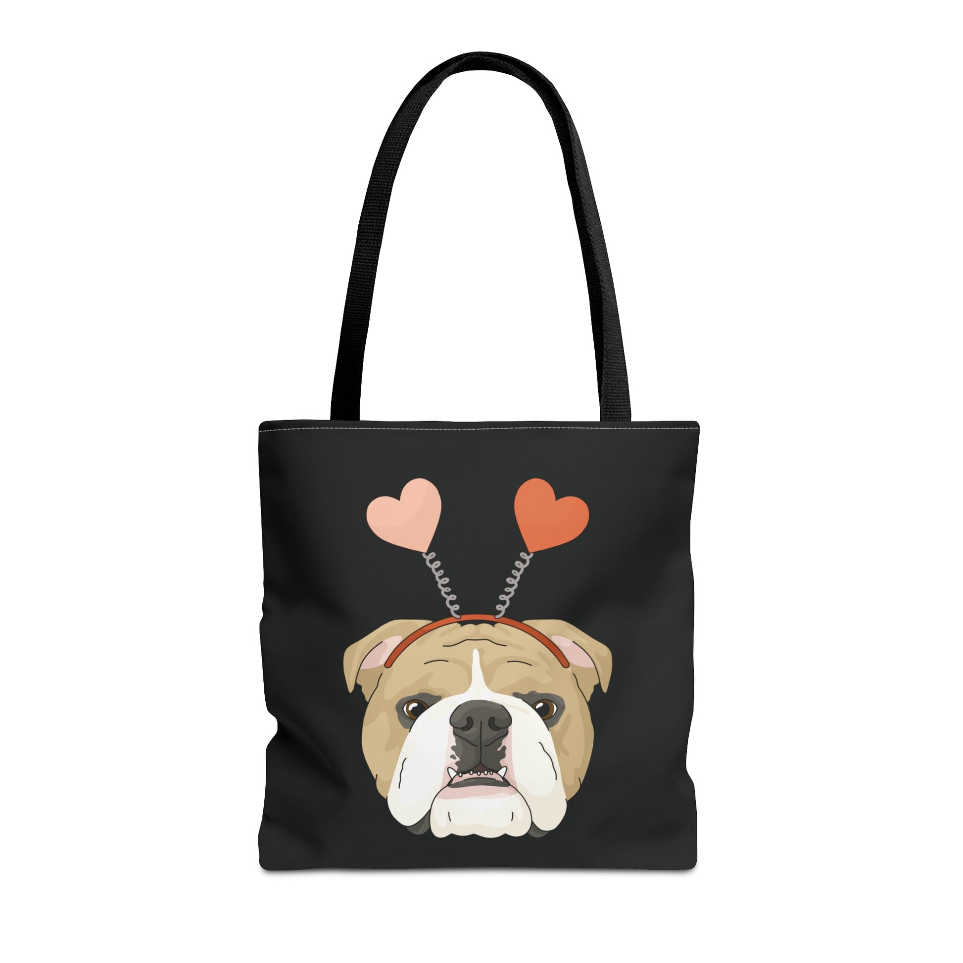 A Very Bulldog Valentine | Tote Bag - Detezi Designs-35682826398526272274