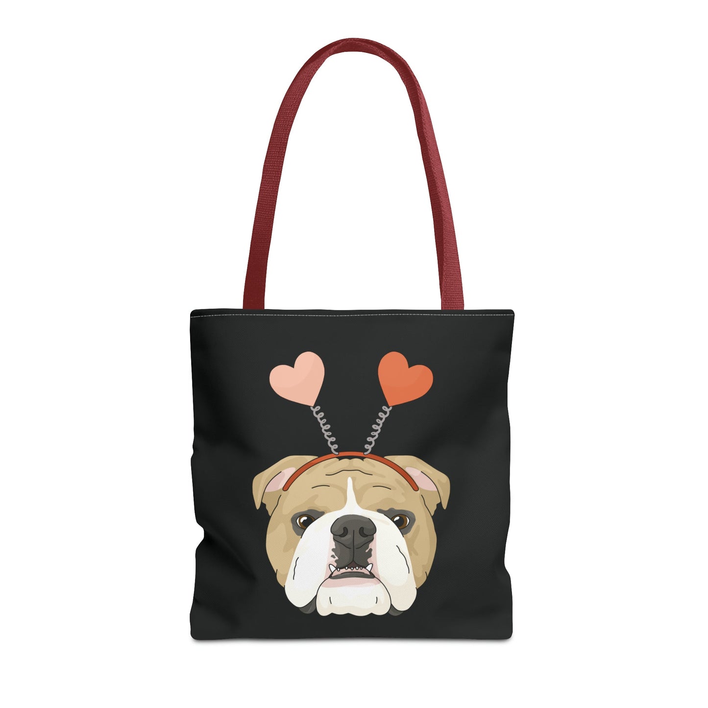 A Very Bulldog Valentine | Tote Bag - Detezi Designs-59779066433527112781