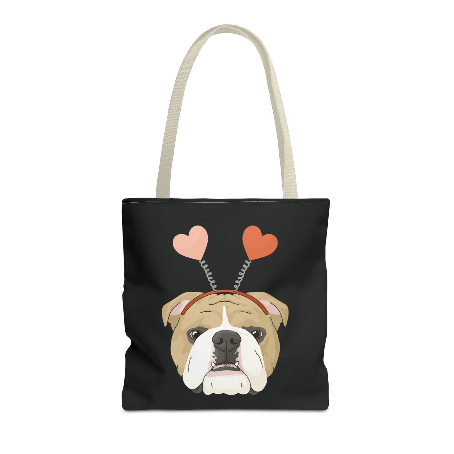 A Very Bulldog Valentine | Tote Bag - Detezi Designs-89742347285343863199