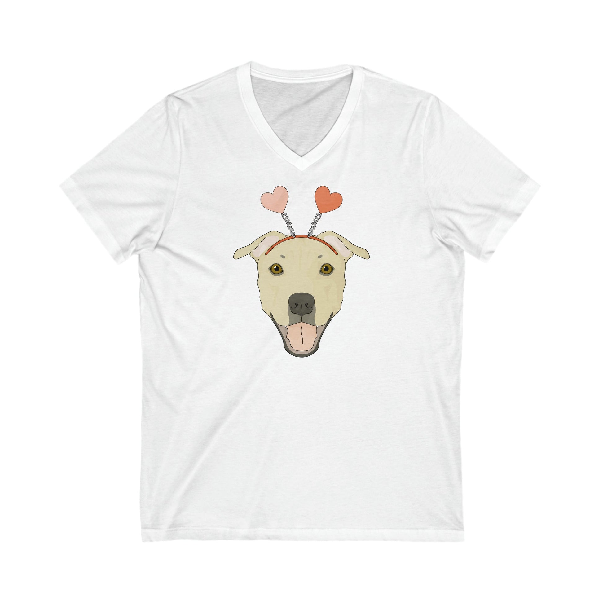 A Very Bully Valentine | Unisex V-Neck Tee - Detezi Designs-12775647753877891688