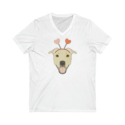 A Very Bully Valentine | Unisex V-Neck Tee - Detezi Designs-12775647753877891688