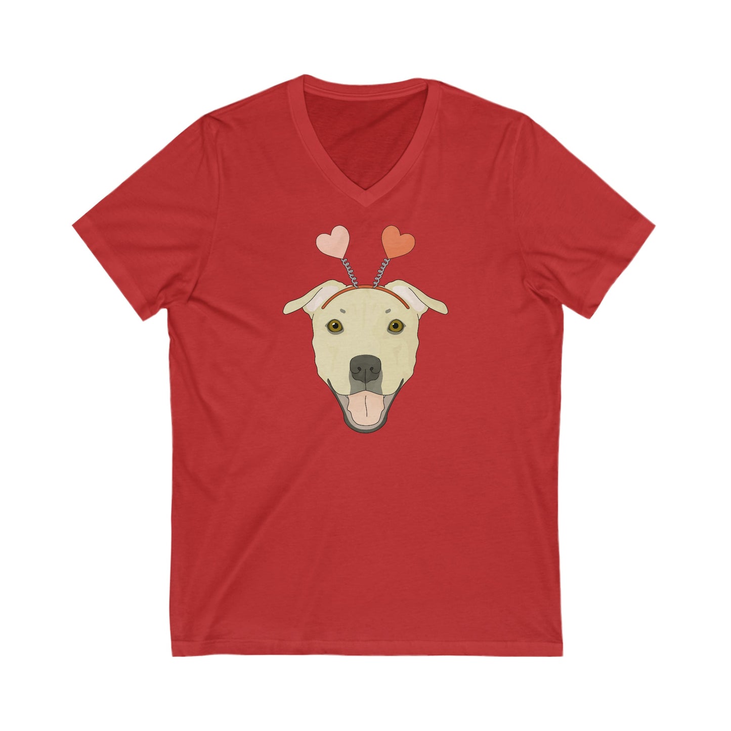 A Very Bully Valentine | Unisex V-Neck Tee - Detezi Designs-21039945591083989451