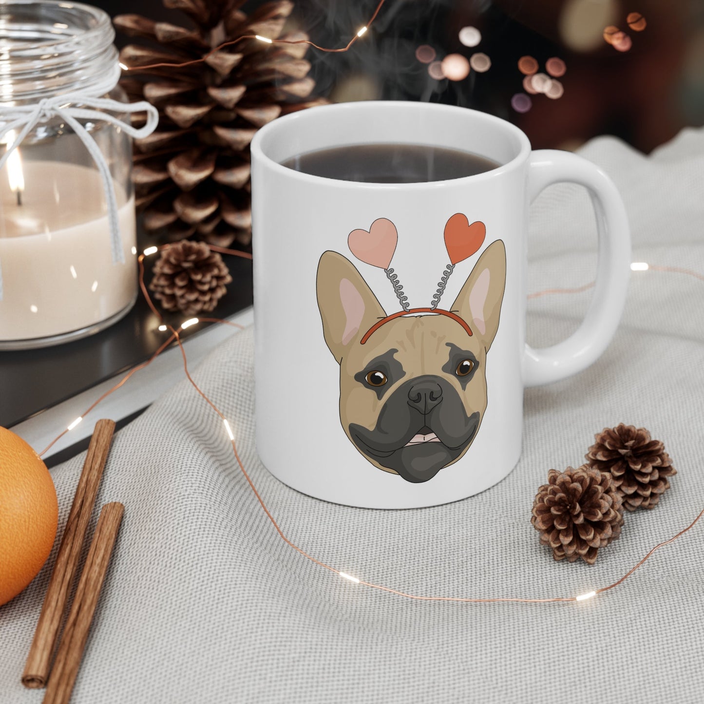 A Very Frenchie Valentine | Mug - Detezi Designs-59831422938639727923