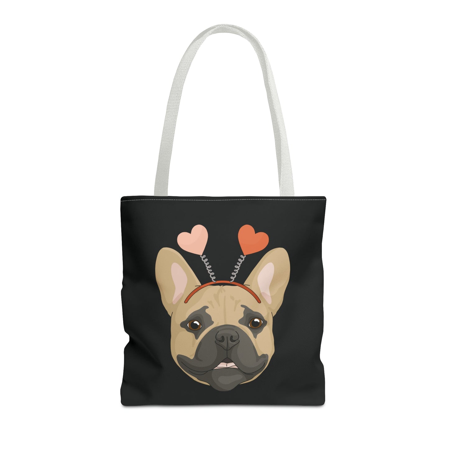 A Very Frenchie Valentine | Tote Bag - Detezi Designs-13004315716784938067