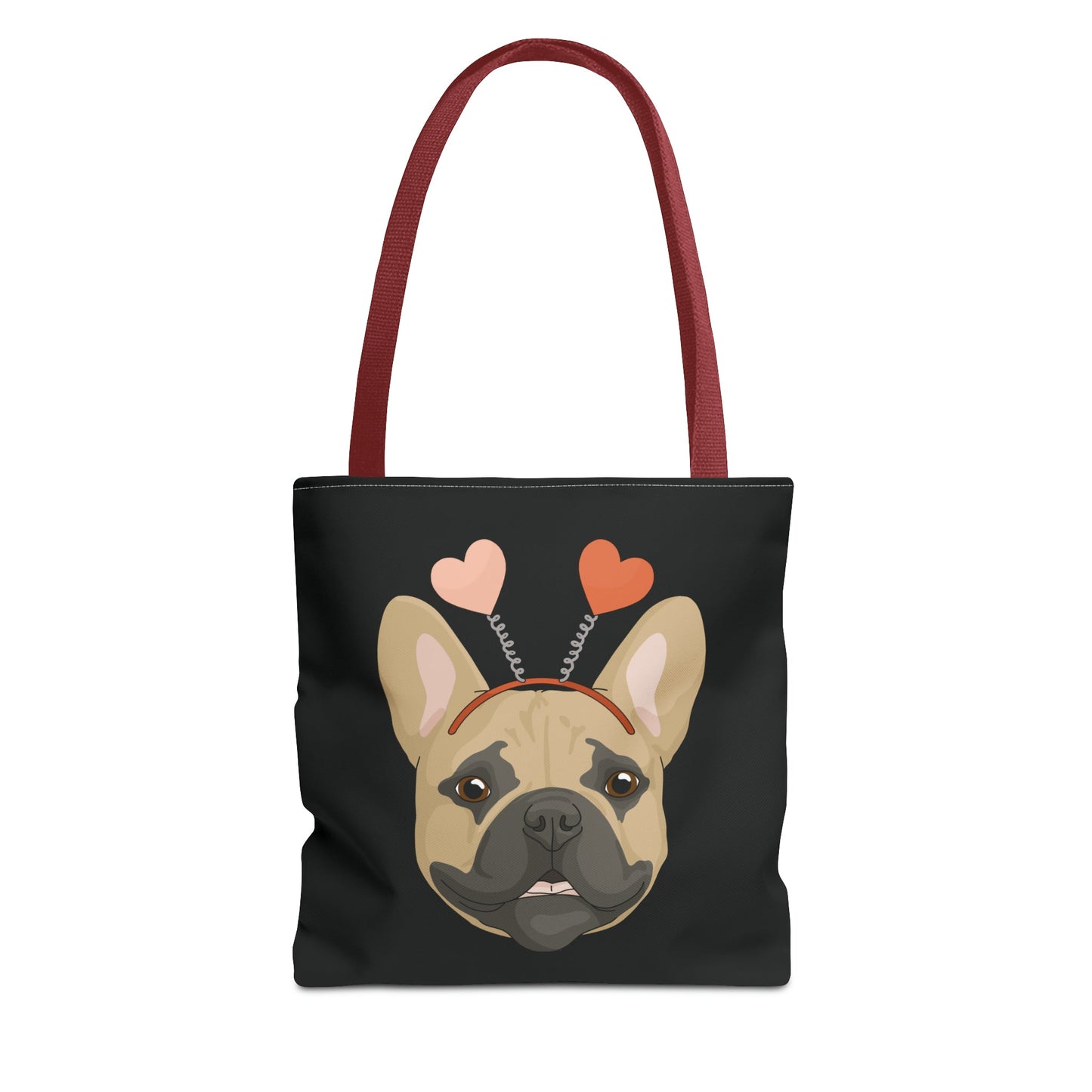 A Very Frenchie Valentine | Tote Bag - Detezi Designs-30625841945631325224