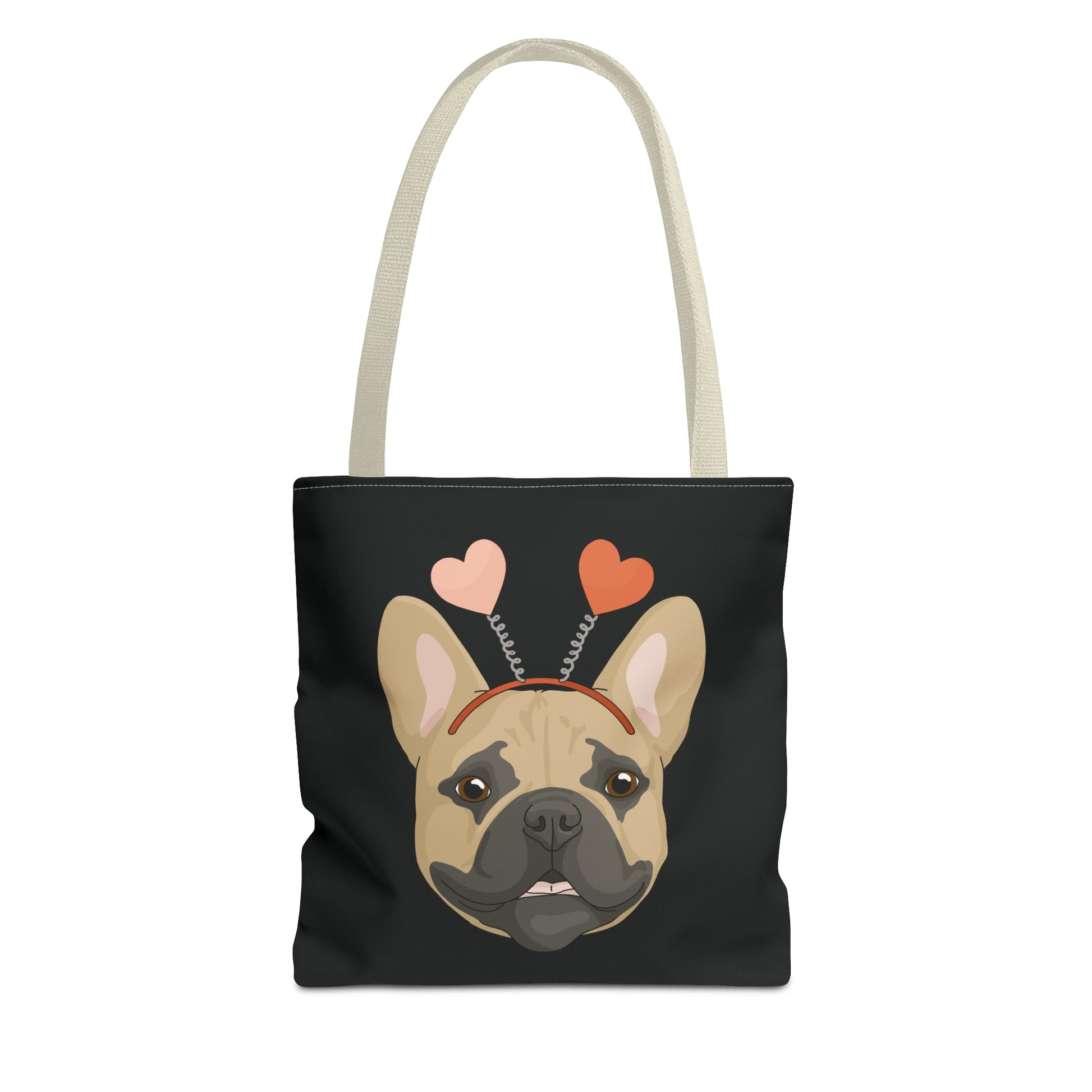 A Very Frenchie Valentine | Tote Bag - Detezi Designs-88488064903488046698