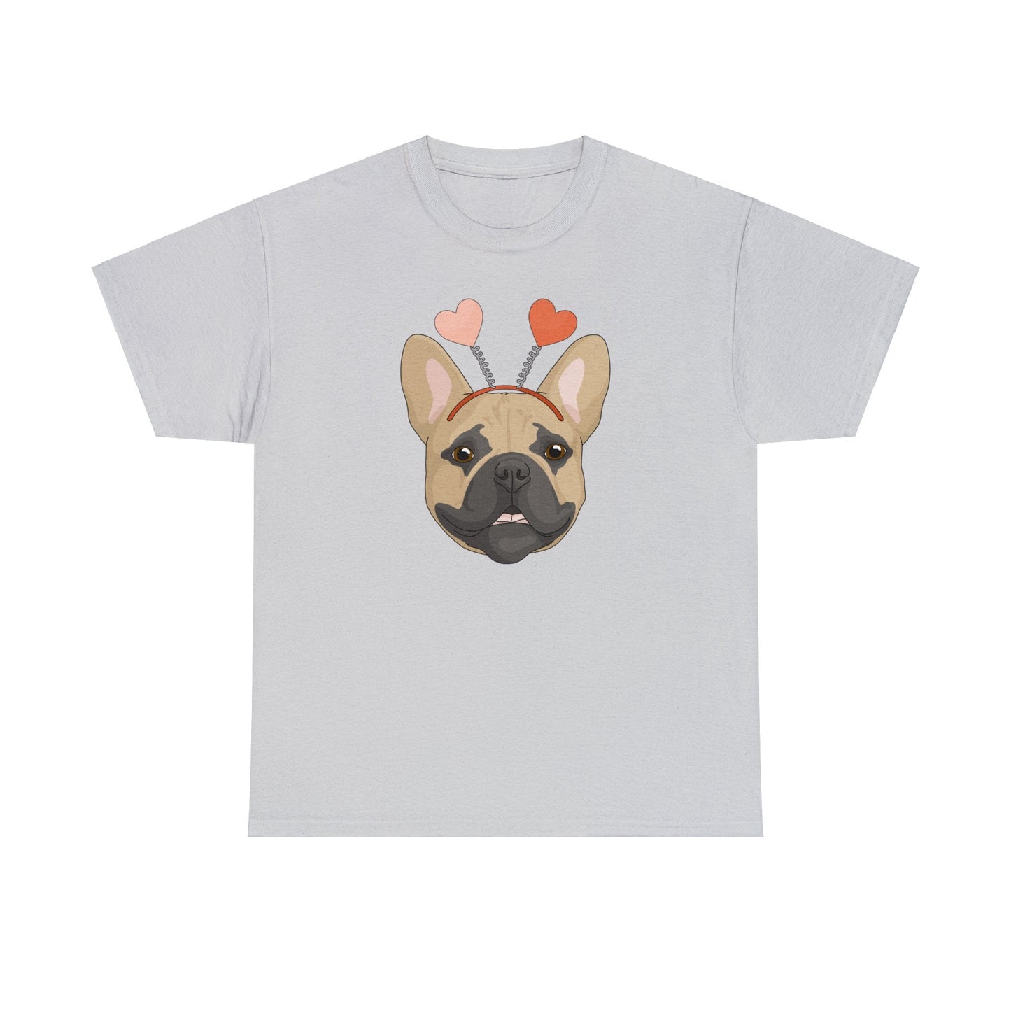 A Very Frenchie Valentine | Unisex T-shirt - Detezi Designs-11737450023776178748