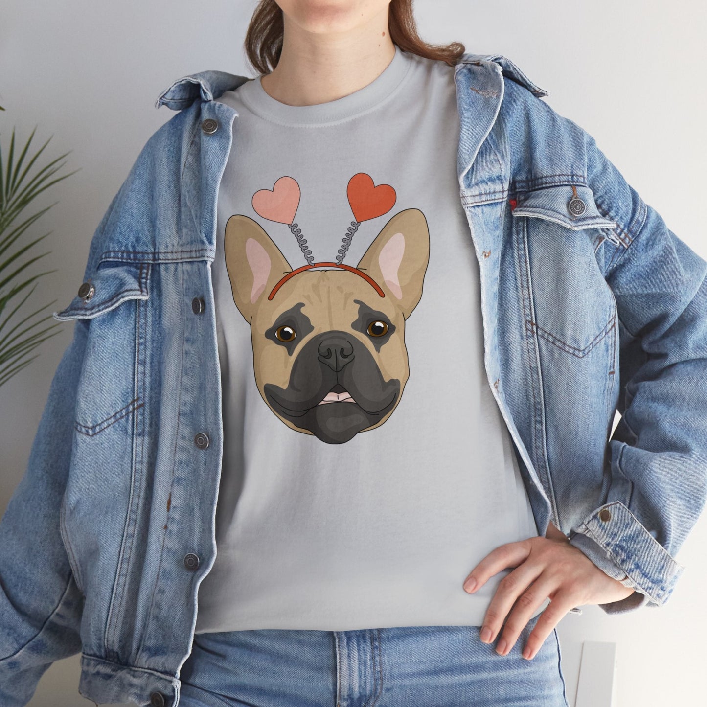 A Very Frenchie Valentine | Unisex T-shirt - Detezi Designs-11737450023776178748