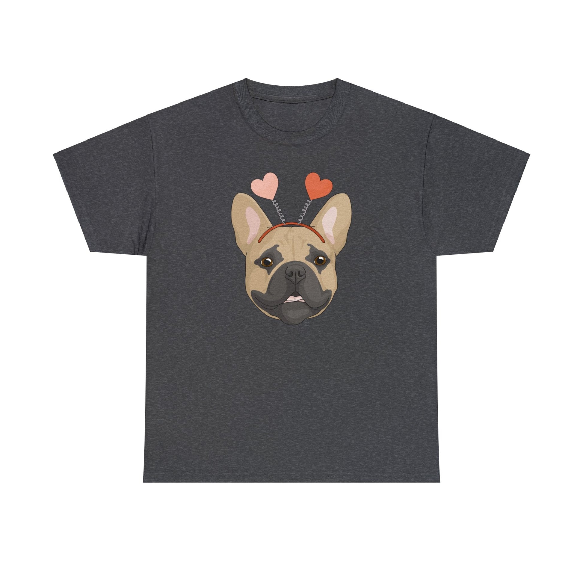 A Very Frenchie Valentine | Unisex T-shirt - Detezi Designs-35915961376206391122