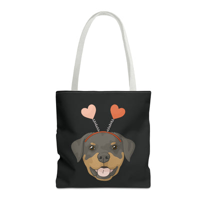 A Very Rottie Valentine | Tote Bag - Detezi Designs-26039287285068624798