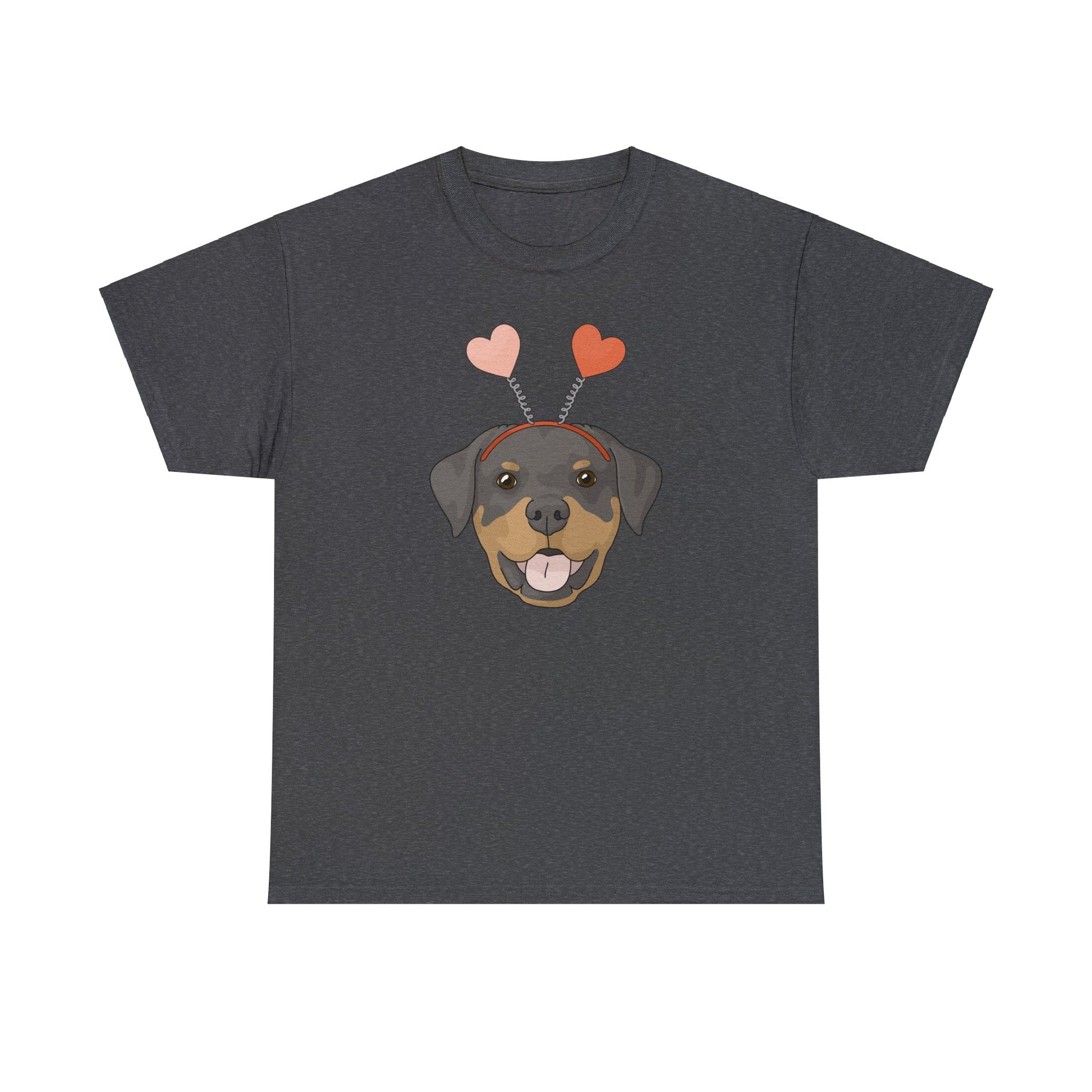 A Very Rottie Valentine | Unisex T-shirt - Detezi Designs-10270208762406916625