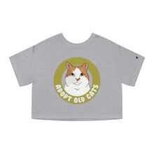 Load image into Gallery viewer, Adopt Old Cats | Champion Cropped Tee - Detezi Designs-28122447715781852962
