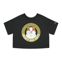 Load image into Gallery viewer, Adopt Old Cats | Champion Cropped Tee - Detezi Designs-96848164202463894885
