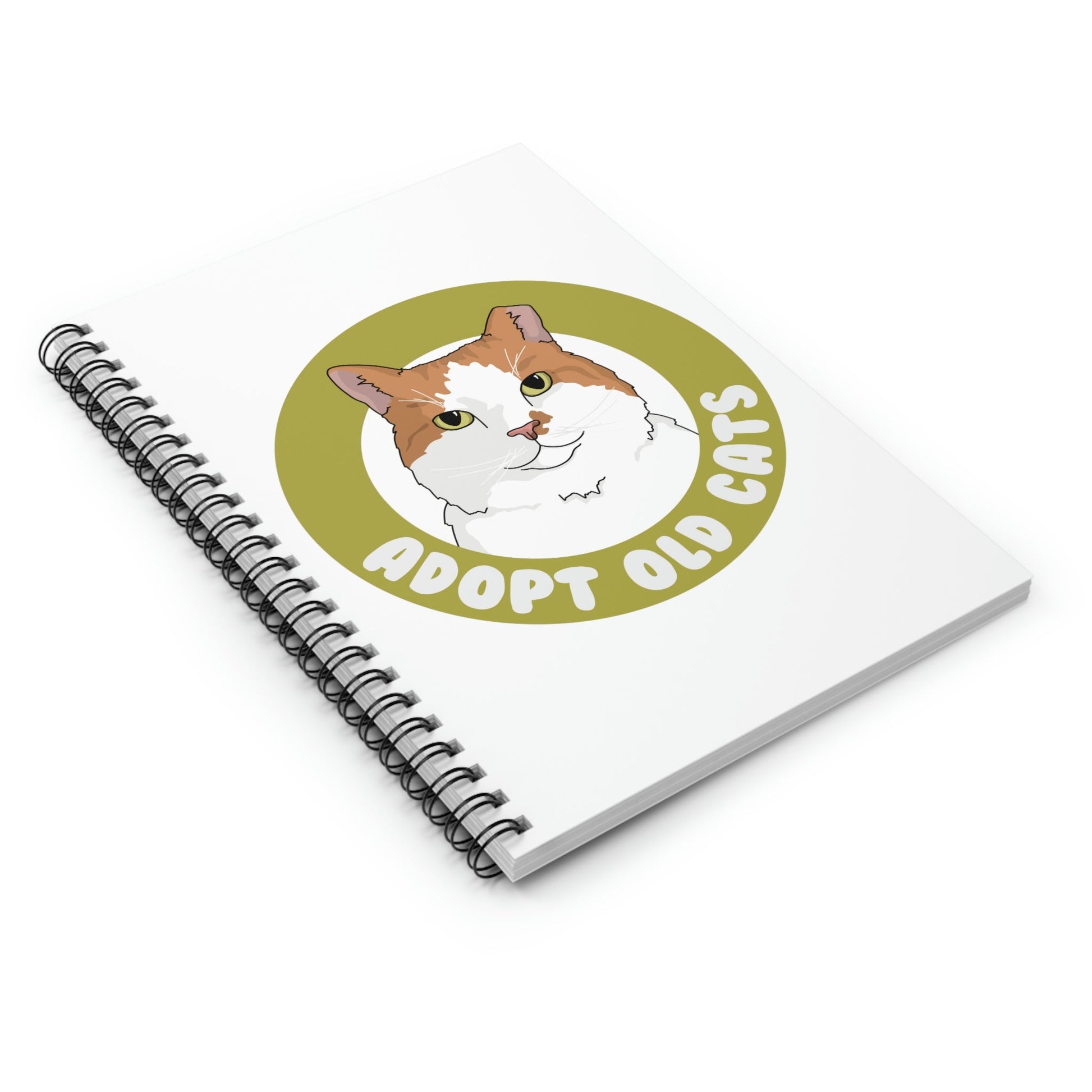 Adopt Old Cats | Notebook - Detezi Designs-16101178125994481214