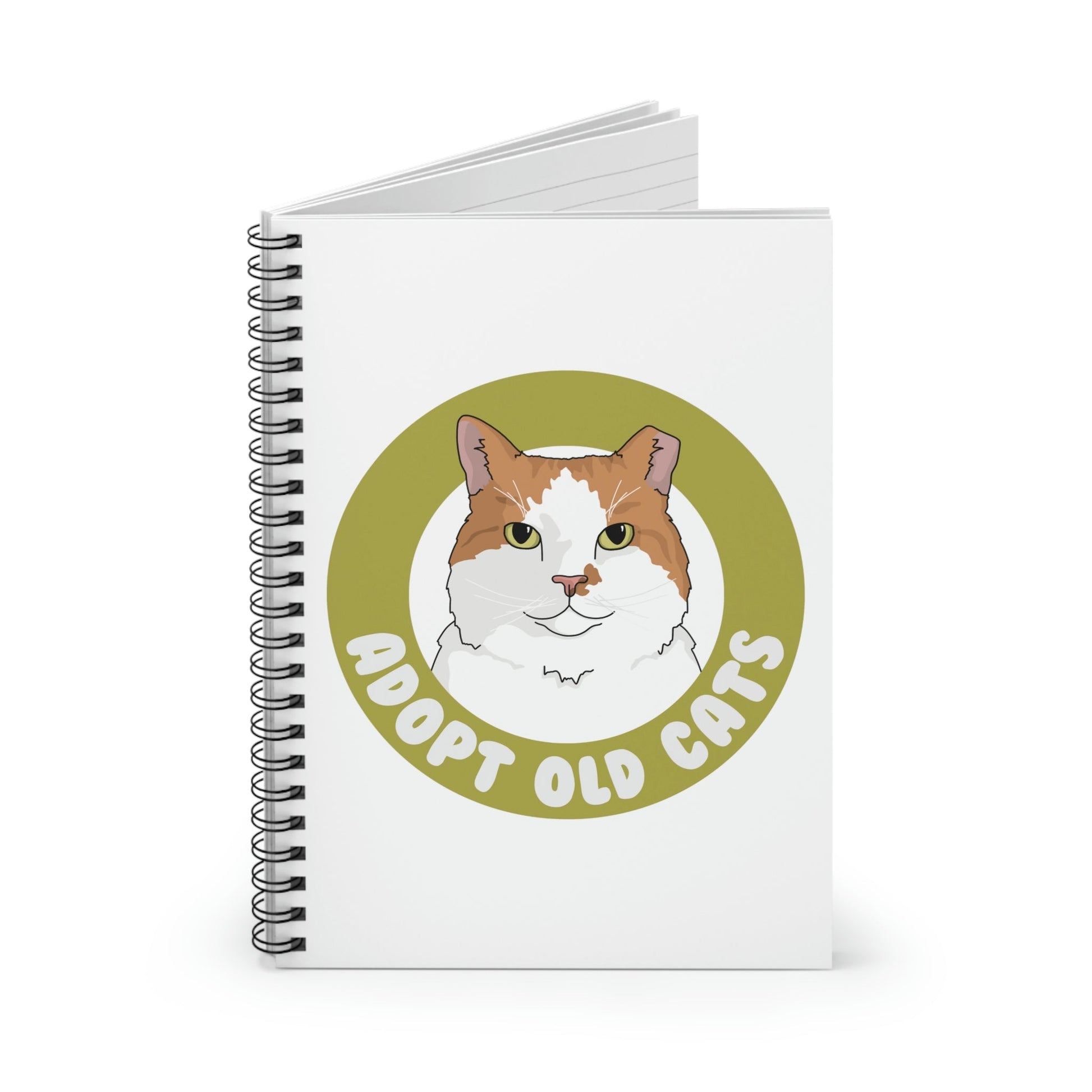 Adopt Old Cats | Notebook - Detezi Designs-16101178125994481214