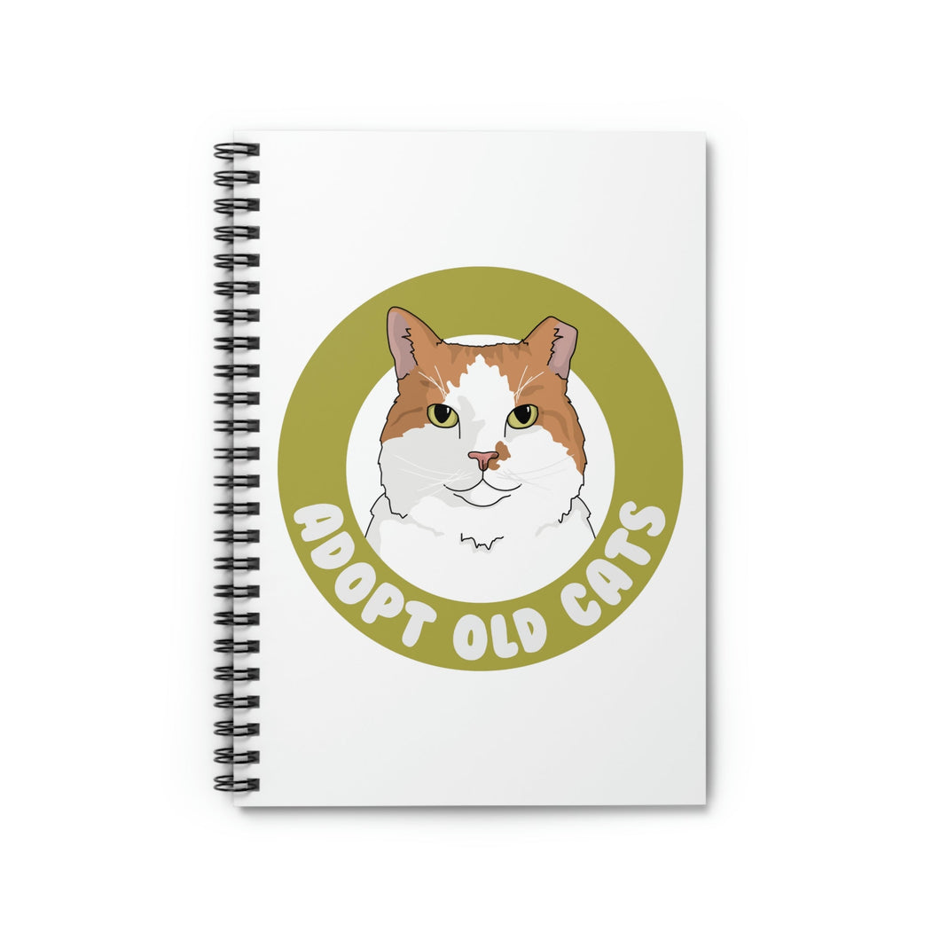 Adopt Old Cats | Notebook - Detezi Designs-16101178125994481214