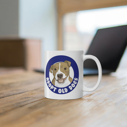 Adopt Old Dogs | Mug - Detezi Designs-12338817208321998316