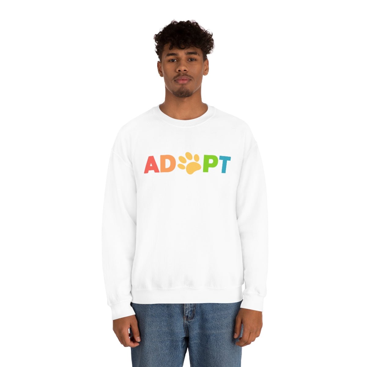 Adopt Rainbow | Crewneck Sweatshirt - Detezi Designs-31555683127410583339