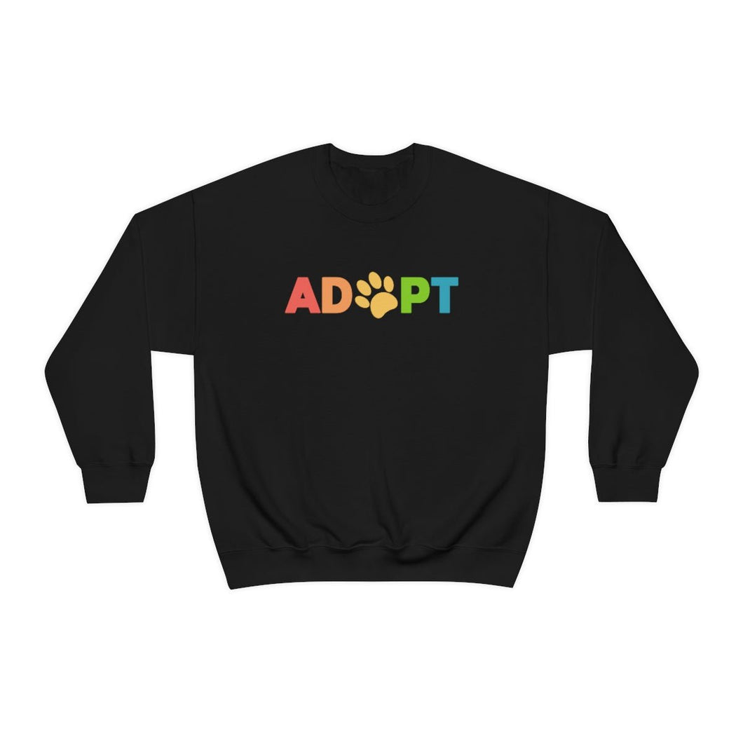 Adopt Rainbow | Crewneck Sweatshirt - Detezi Designs-93805610377272930862