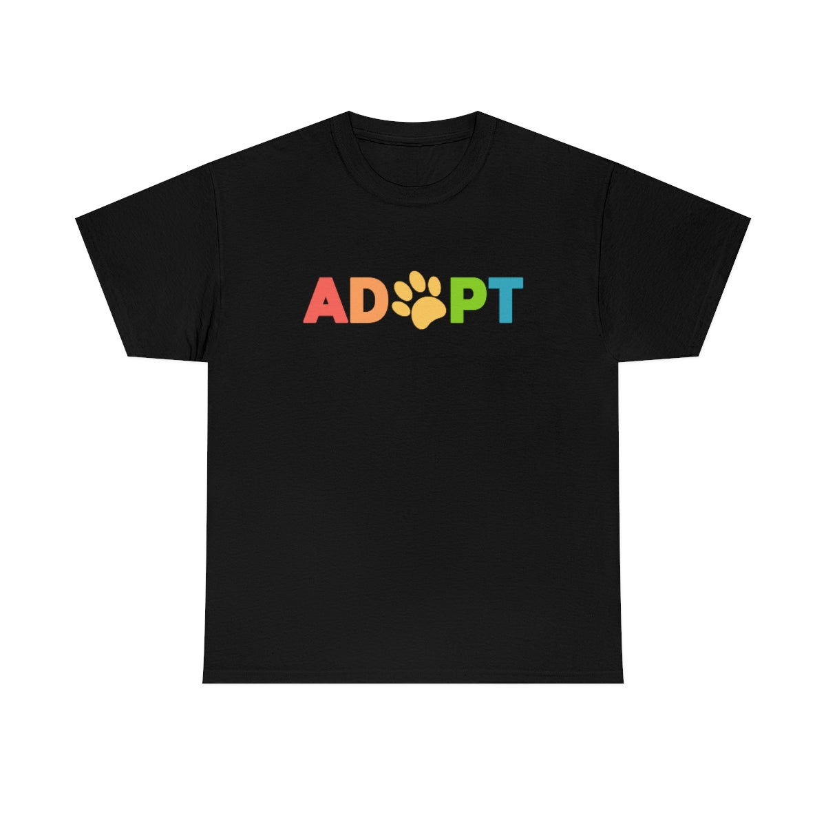 Adopt Rainbow | Text Tees - Detezi Designs-20432268766551217344