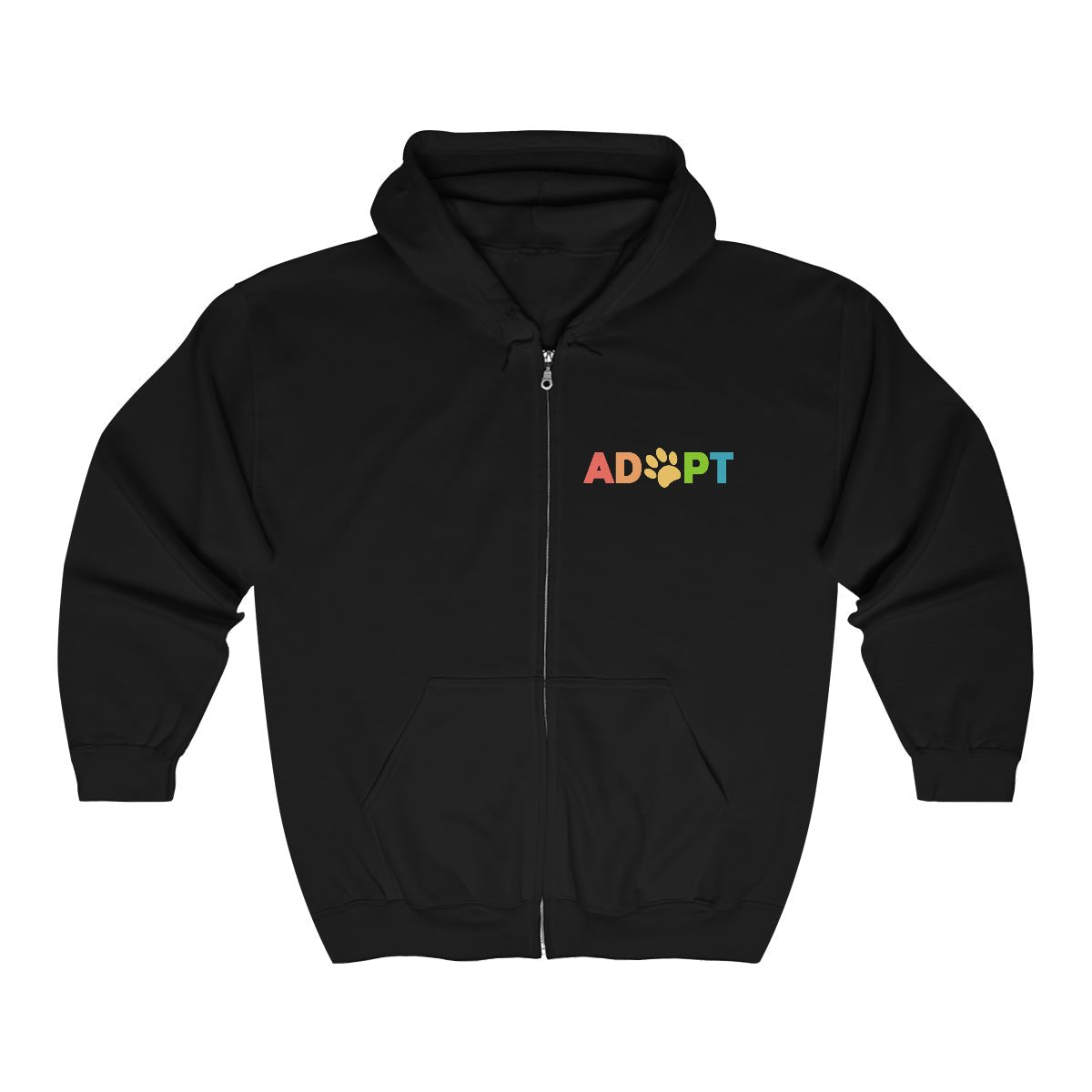 Adopt Rainbow | Zip-up Sweatshirt - Detezi Designs-11351884825167809774