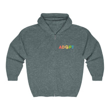 Load image into Gallery viewer, Adopt Rainbow | Zip-up Sweatshirt - Detezi Designs-31469338919765825787
