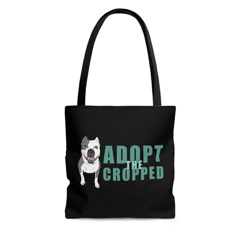 Adopt The Cropped | American Bully | Tote Bag - Detezi Designs-17692638979748914688