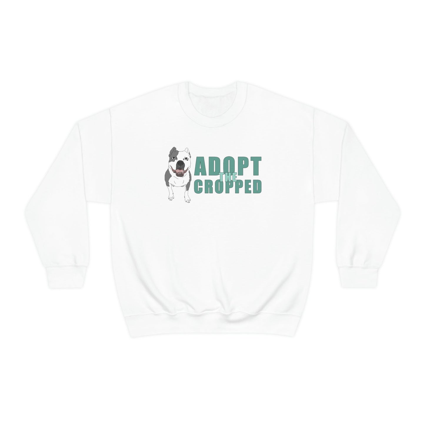 Adopt The Cropped | Crewneck Sweatshirt - Detezi Designs-15896216173218582831