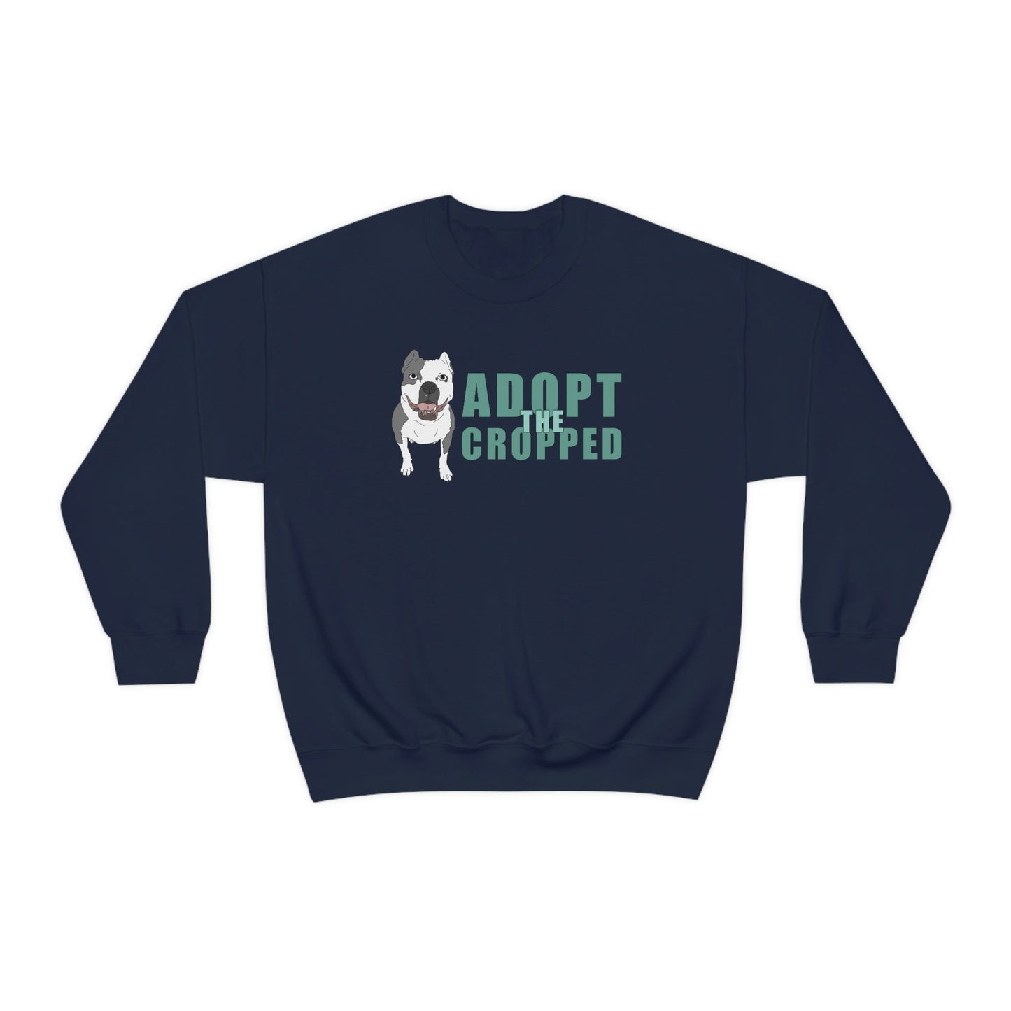 Adopt The Cropped | Crewneck Sweatshirt - Detezi Designs-50366014398869282269