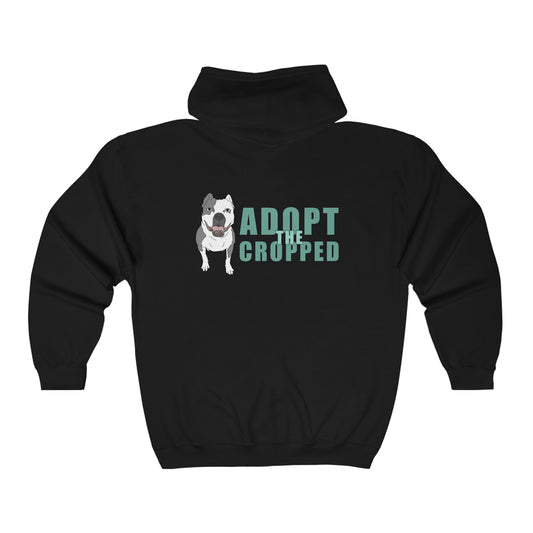 Adopt The Cropped | Zip-up Sweatshirt - Detezi Designs-32760044956966923678