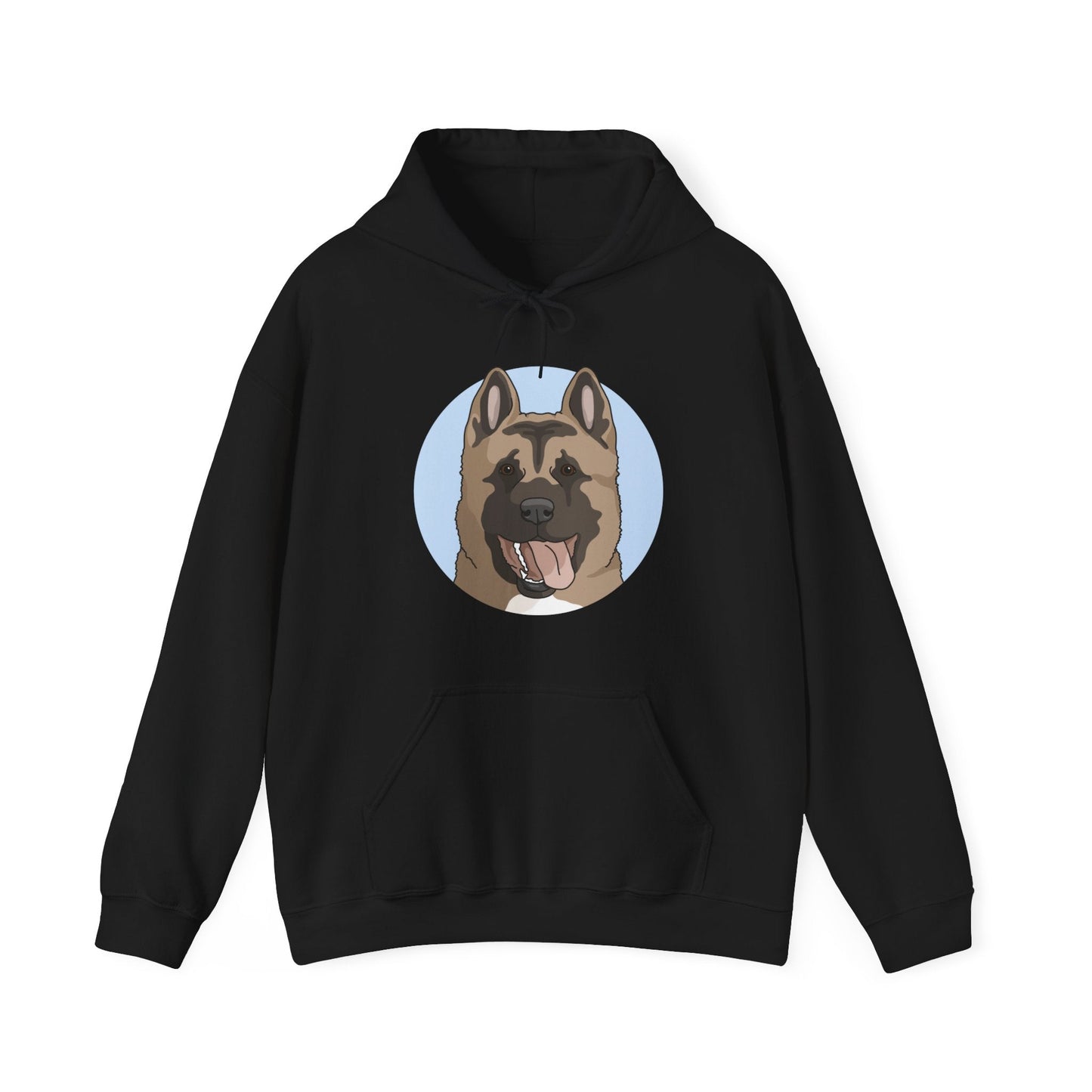 Akita | Hooded Sweatshirt - Detezi Designs-24221767373958981801