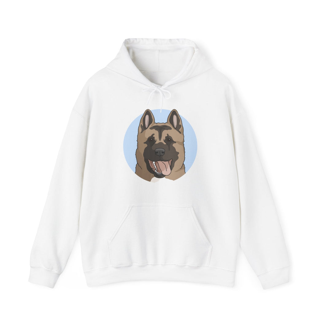 Akita | Hooded Sweatshirt - Detezi Designs-32470001659515102780