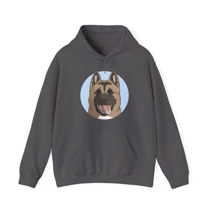 Akita | Hooded Sweatshirt - Detezi Designs-33384382001742252839