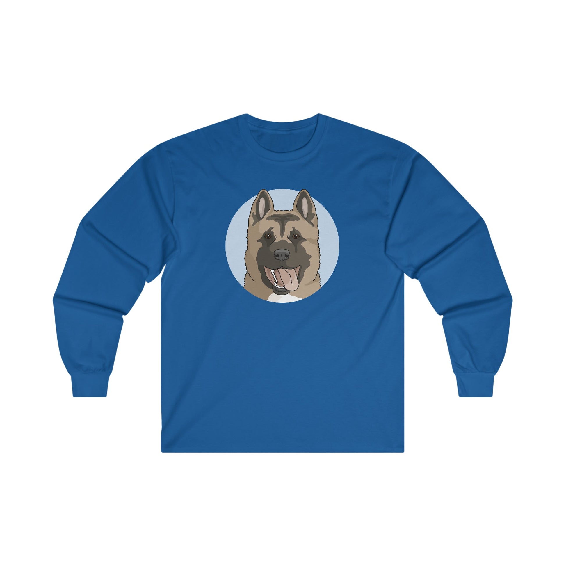 Akita | Long Sleeve Tee - Detezi Designs-17600100113173696858