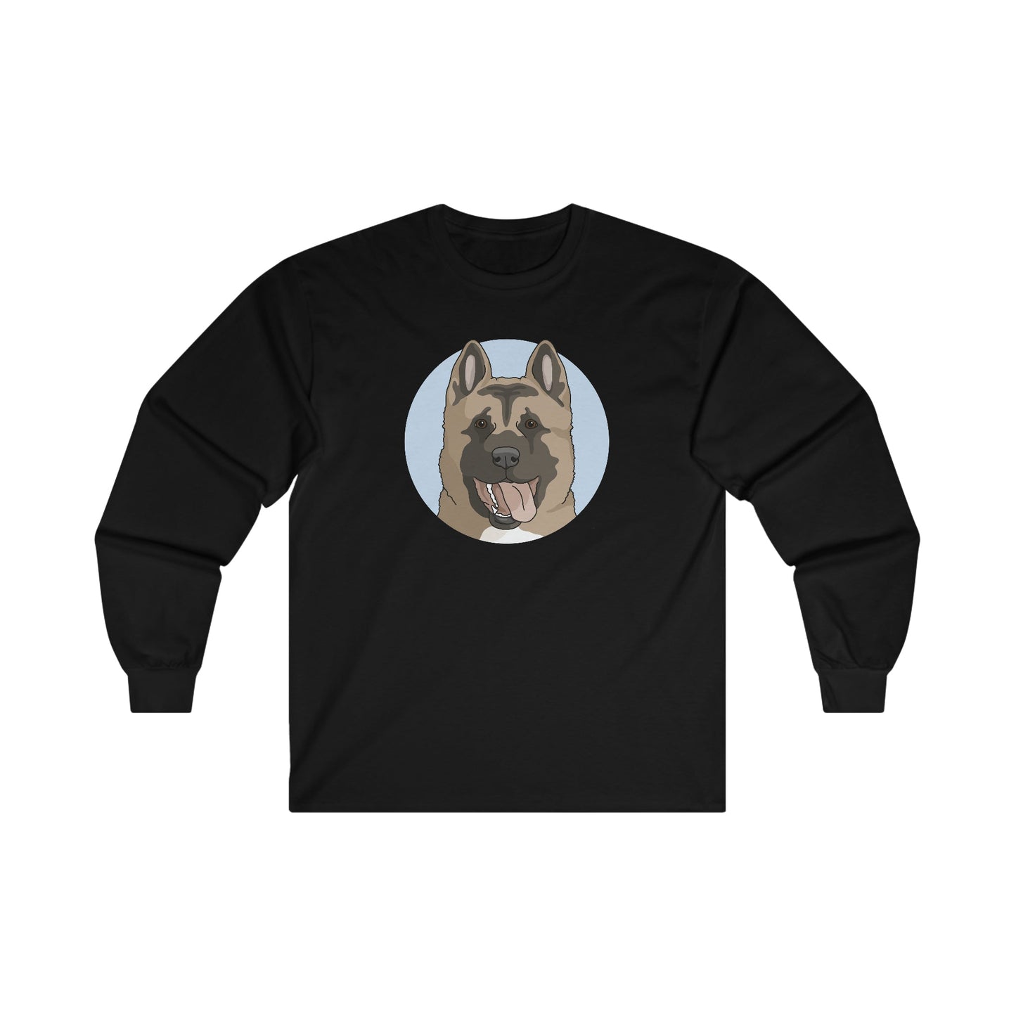 Akita | Long Sleeve Tee - Detezi Designs-17679017027994534330