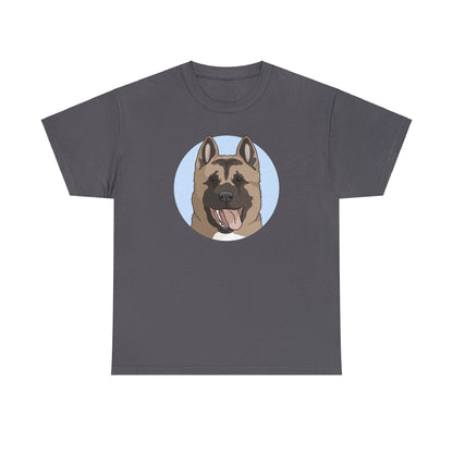 Akita | T-shirt - Detezi Designs-16363919277232438955