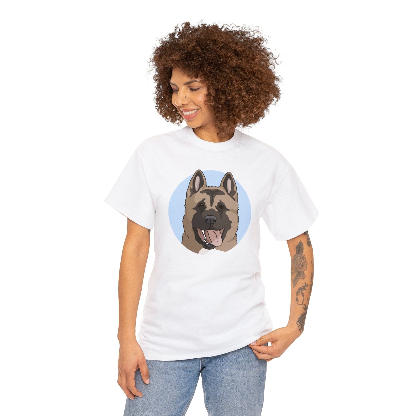 Akita | T-shirt - Detezi Designs-19880083521252178250