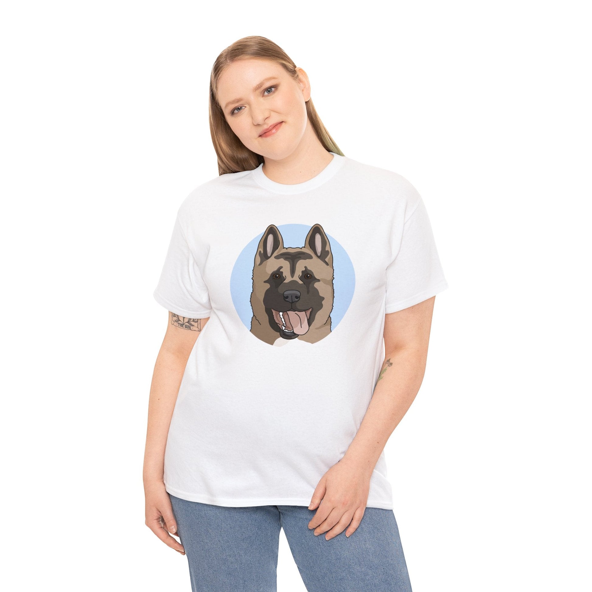 Akita | T-shirt - Detezi Designs-19880083521252178250