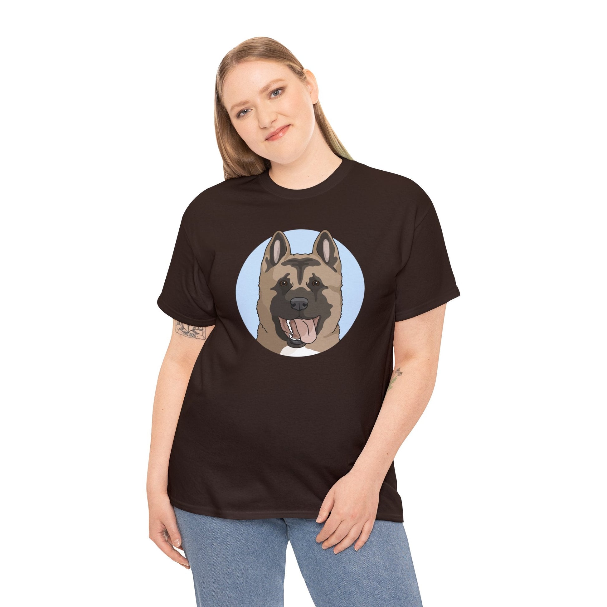 Akita | T-shirt - Detezi Designs-19880083521252178250