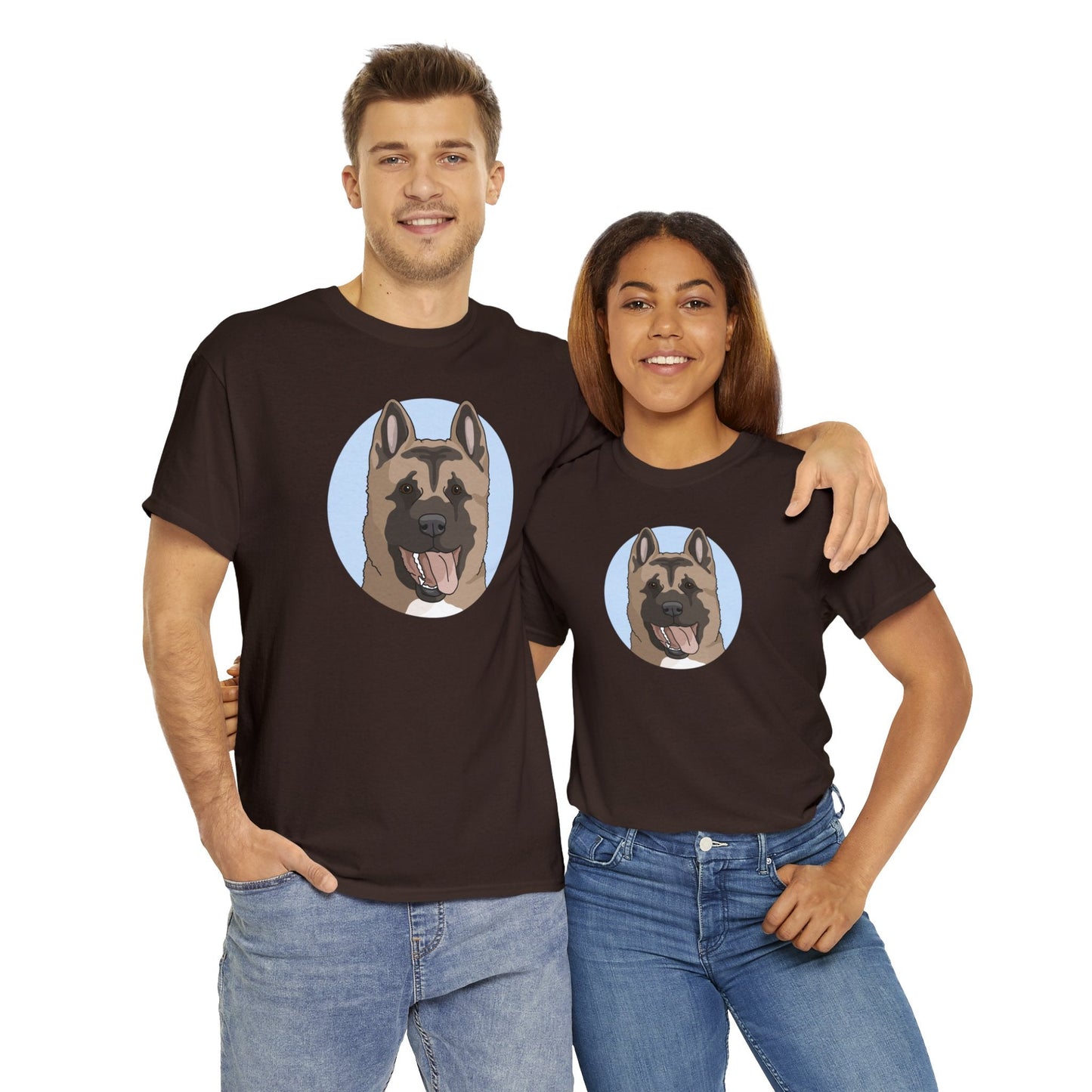 Akita | T-shirt - Detezi Designs-19880083521252178250