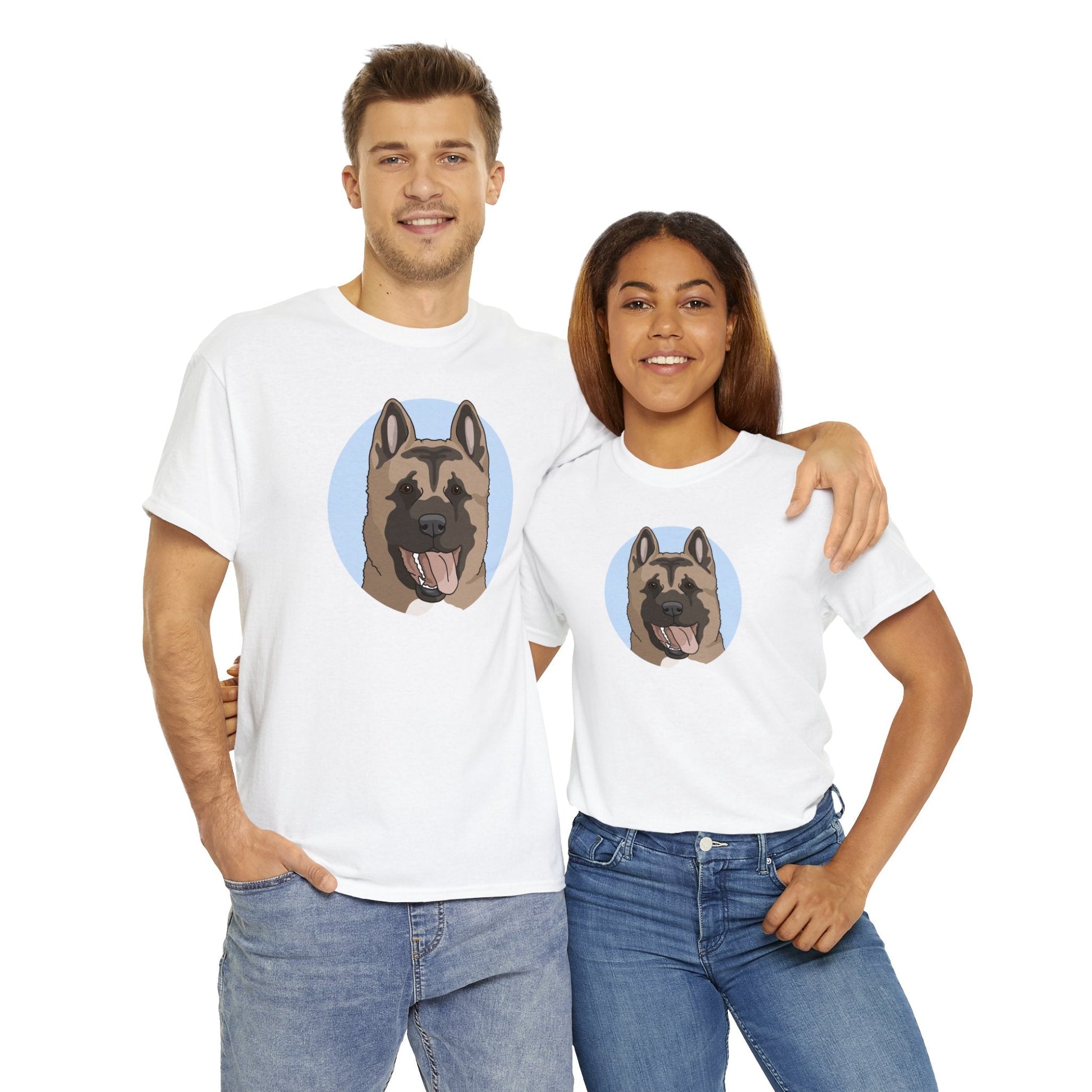 Akita | T-shirt - Detezi Designs-19880083521252178250