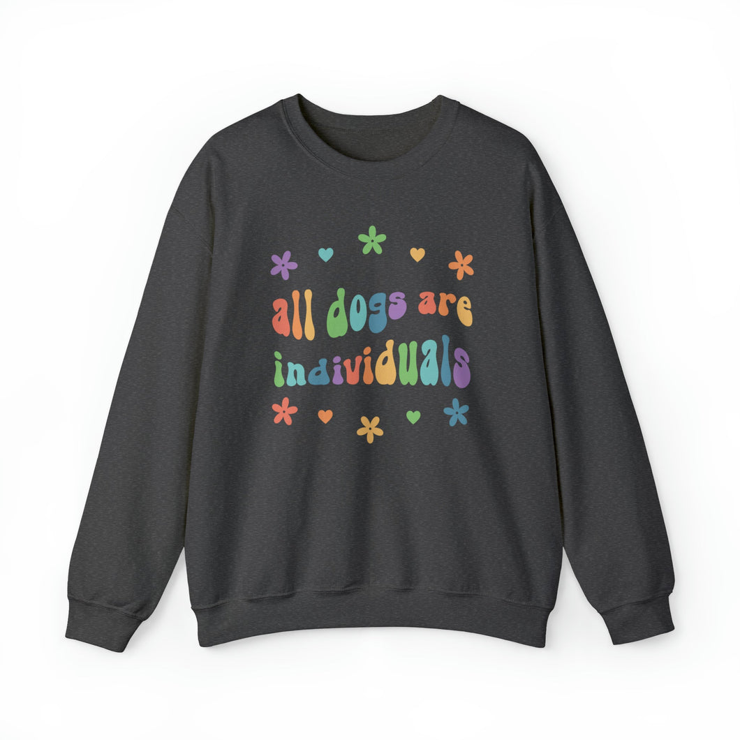 All Dogs are Individuals | Crewneck Sweatshirt - Detezi Designs-29419867472804633268