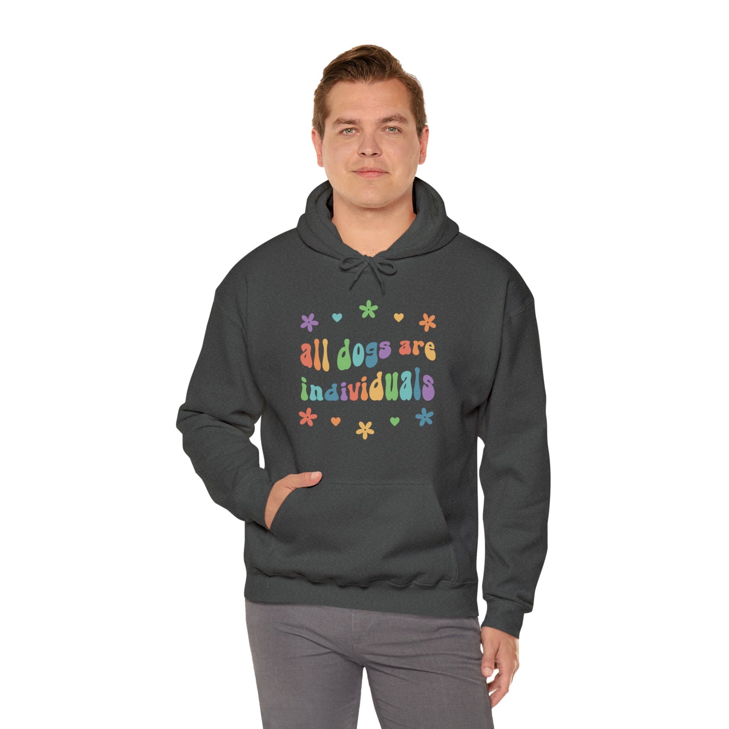 All Dogs are Individuals | Hooded Sweatshirt - Detezi Designs-53906888762041354529