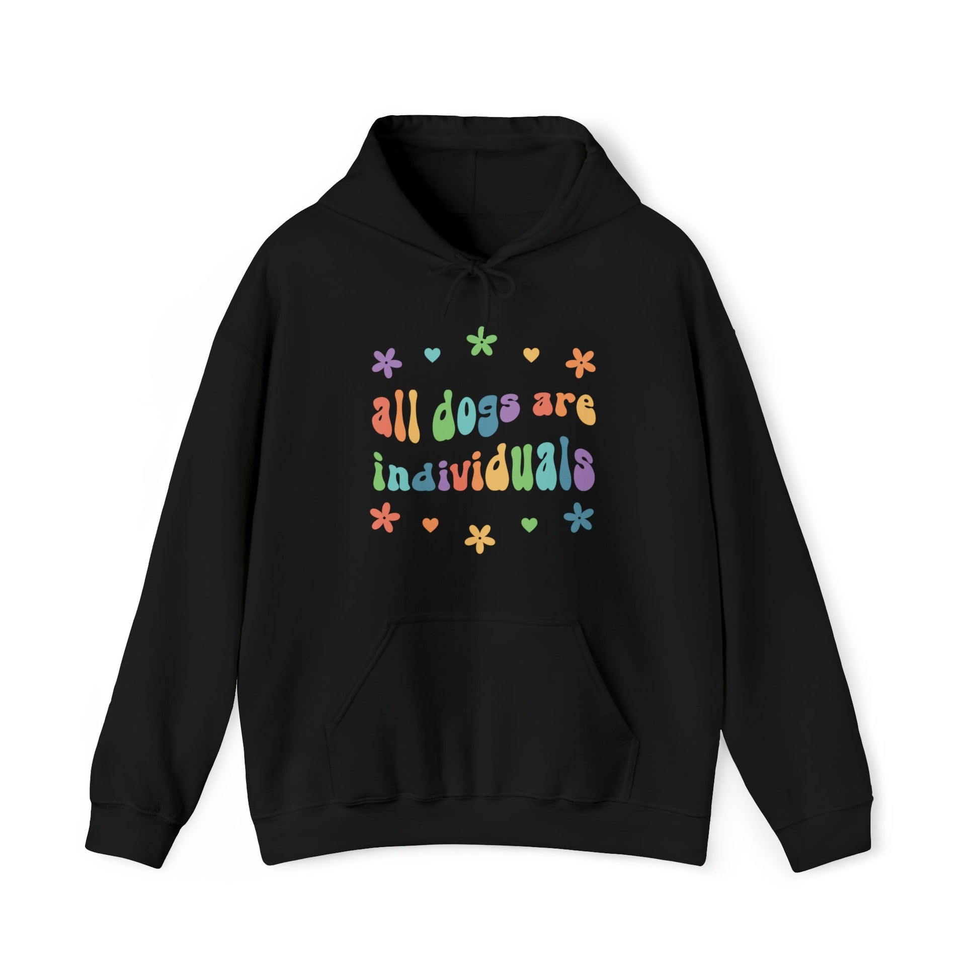 All Dogs are Individuals | Hooded Sweatshirt - Detezi Designs-62801437552179139628