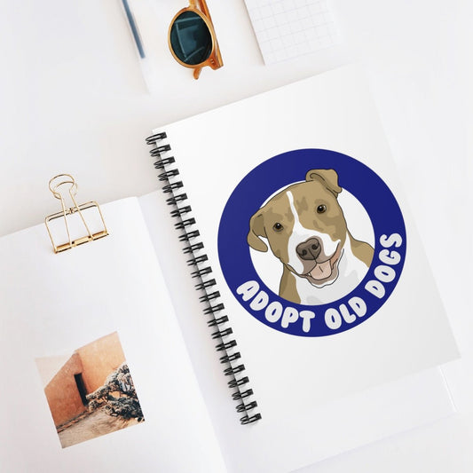 Alma | Adopt Old Dogs | Notebook - Detezi Designs-16502551453737292428