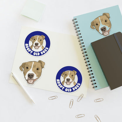 Alma | Adopt Old Dogs | Sticker Sheets - Detezi Designs-11947417049824879989