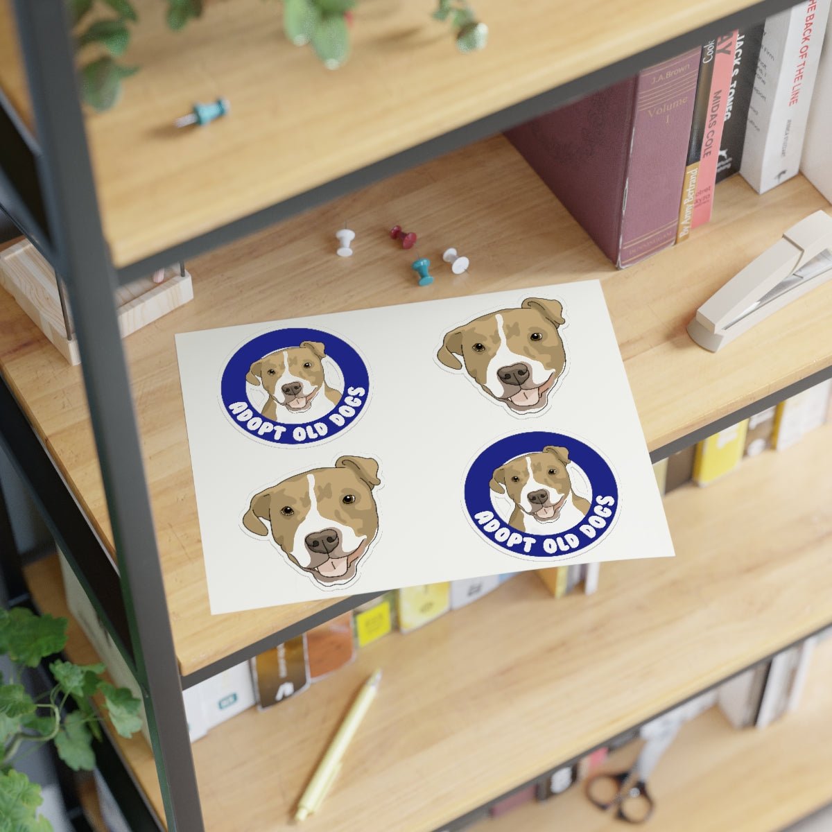 Alma | Adopt Old Dogs | Sticker Sheets - Detezi Designs-11947417049824879989