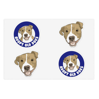 Alma | Adopt Old Dogs | Sticker Sheets - Detezi Designs-27805692235249717470